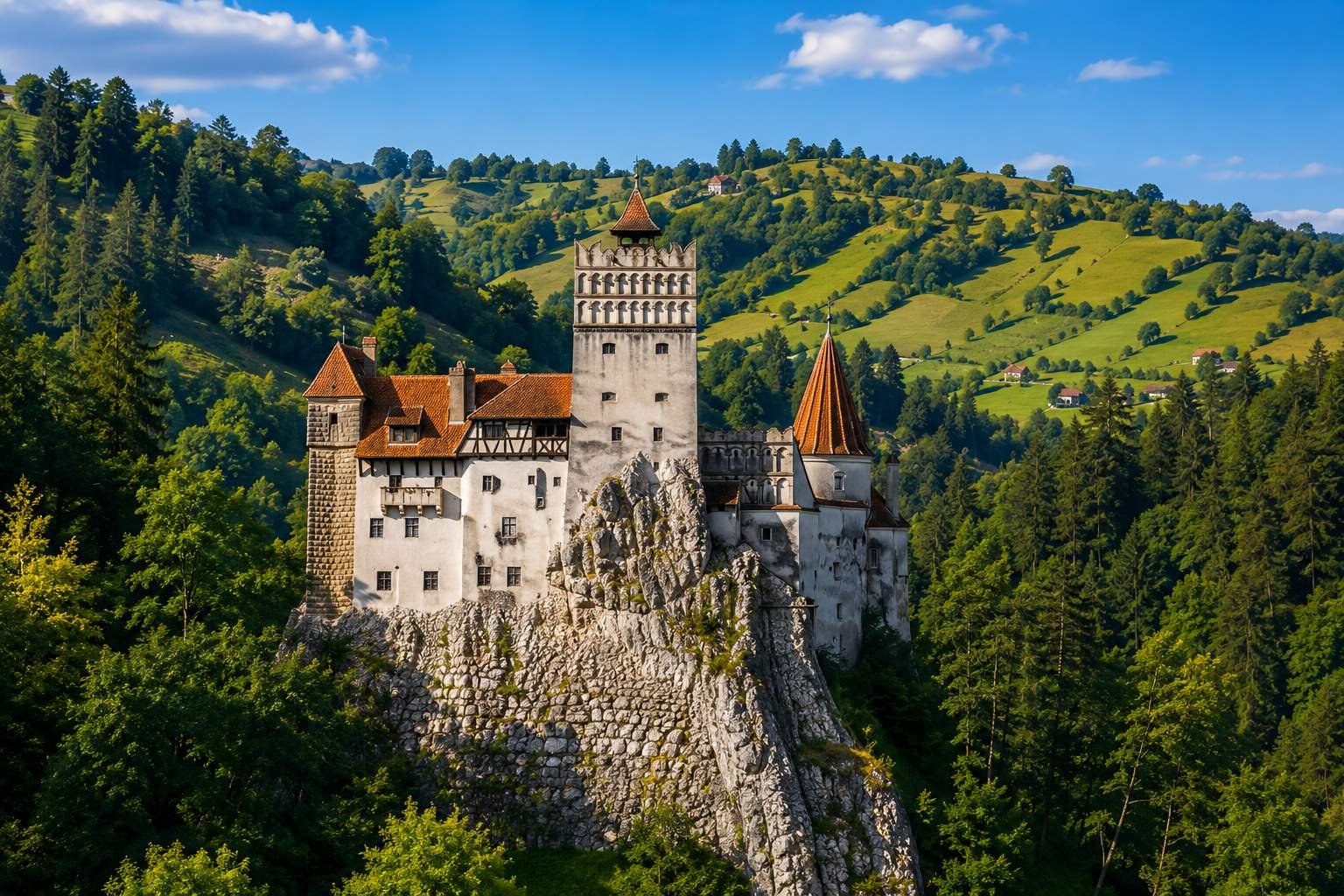 Castelul Bran, una dintre cele mai cunoscute atracții turistice din România