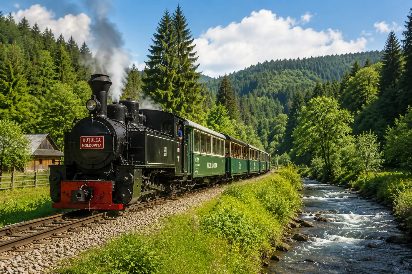 Mocănița Huțulca din Moldovița, Bucovina
